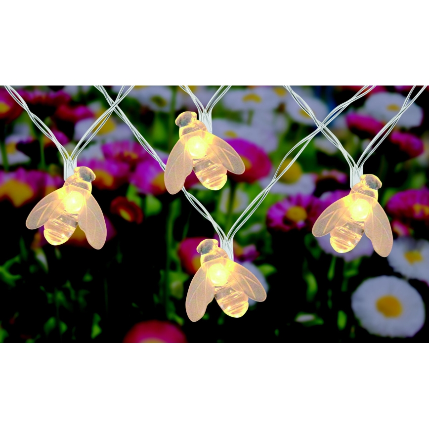 Globo - LED Saules enerģijas virtene 20xLED/0,06W/3V IP44 300 mAh