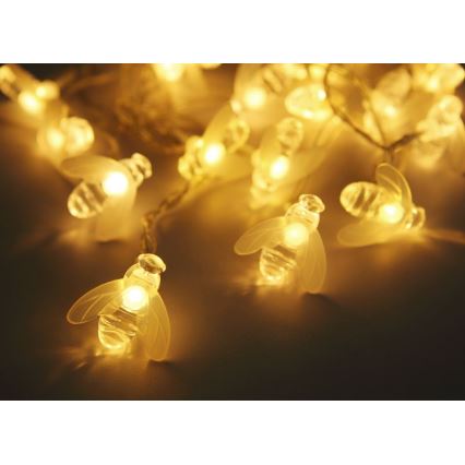 Globo - LED Saules enerģijas virtene 20xLED/0,06W/3V IP44 300 mAh
