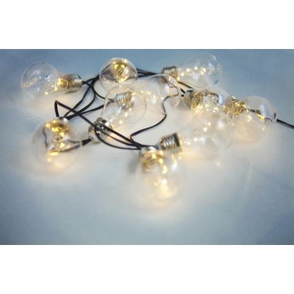 Globo - LED Saules enerģijas virtene 10xLED/0,06W/3,2V 380 cm IP44