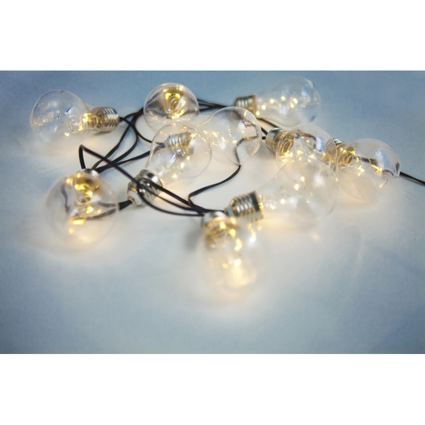 Globo - LED Saules enerģijas virtene 10xLED/0,06W/3,2V 380 cm IP44