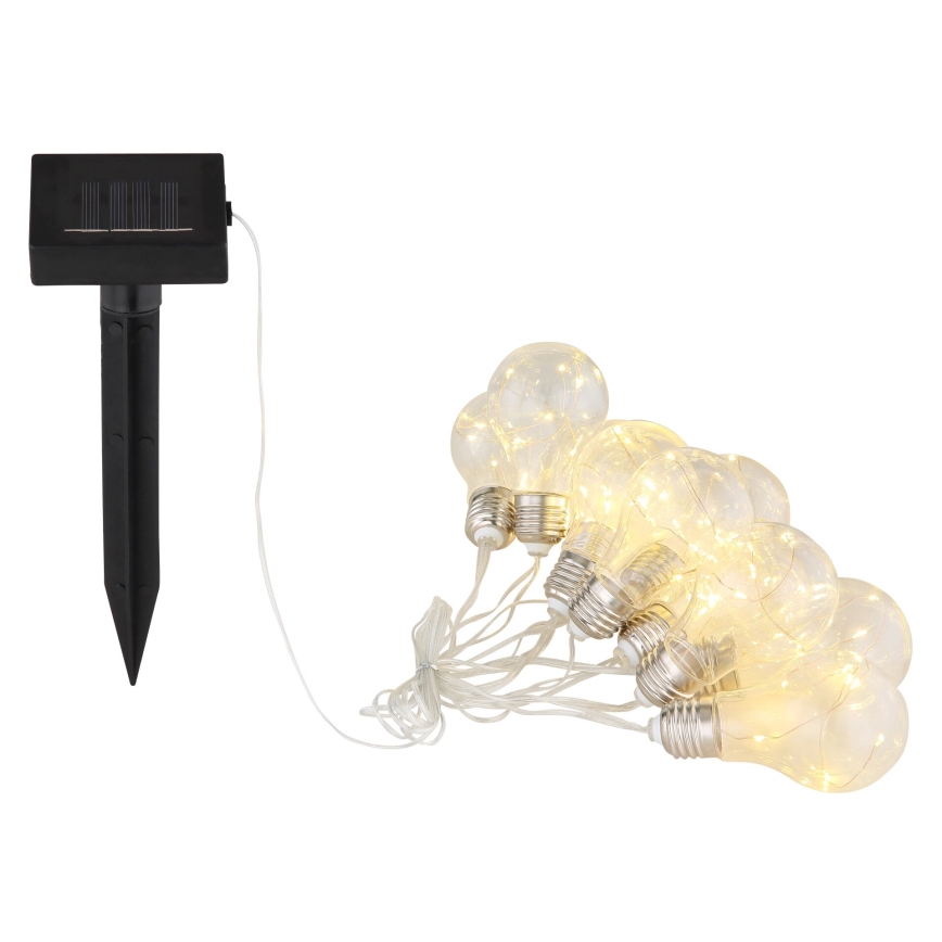 Globo - LED Saules enerģijas virtene 10xLED/0,06W/3,2V 380 cm IP44