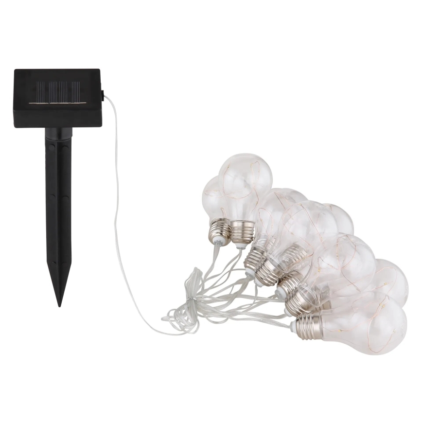 Globo - LED Saules enerģijas virtene 10xLED/0,06W/3,2V 380 cm IP44