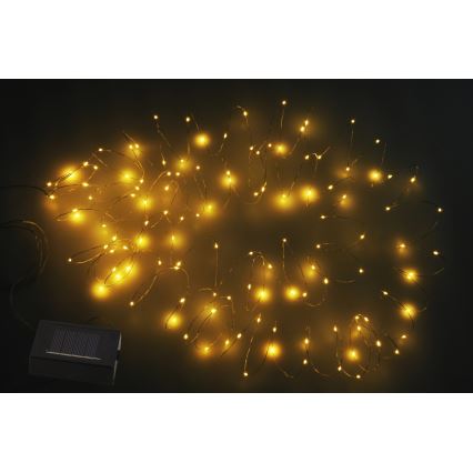 Globo - LED saules virtene 120xLED/3,2V IP44 13,4 m 600 mAh