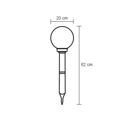 Globo - LED Āra apgaismojums LED/0,06W/3,2V IP44