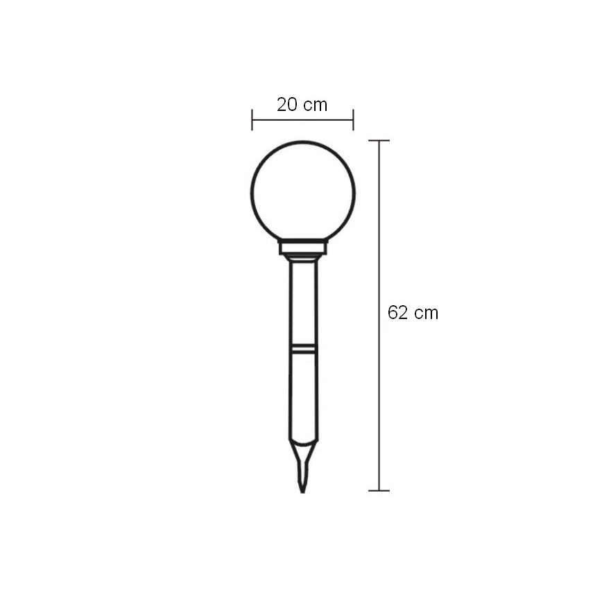 Globo - LED Āra apgaismojums LED/0,06W/3,2V IP44