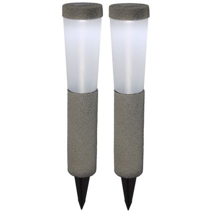 Globo - KOMPLEKTS 2x LED Saules enerģijas lampa LED/0,1W/3V 6000K IP44