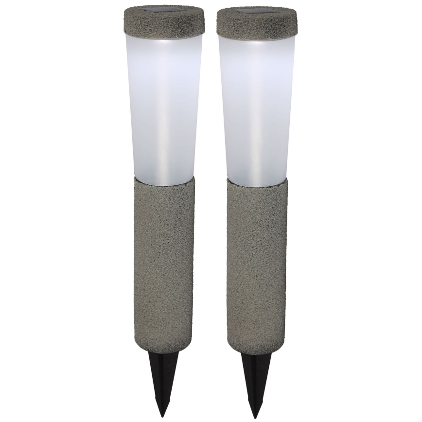 Globo - KOMPLEKTS 2x LED Saules enerģijas lampa LED/0,1W/3V 6000K IP44