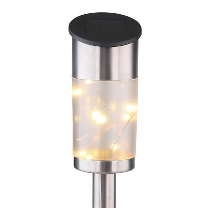 Globo - KOMPLEKTS 2x Saules enerģijas lampa 10xLED/0,06W/1,2V IP44