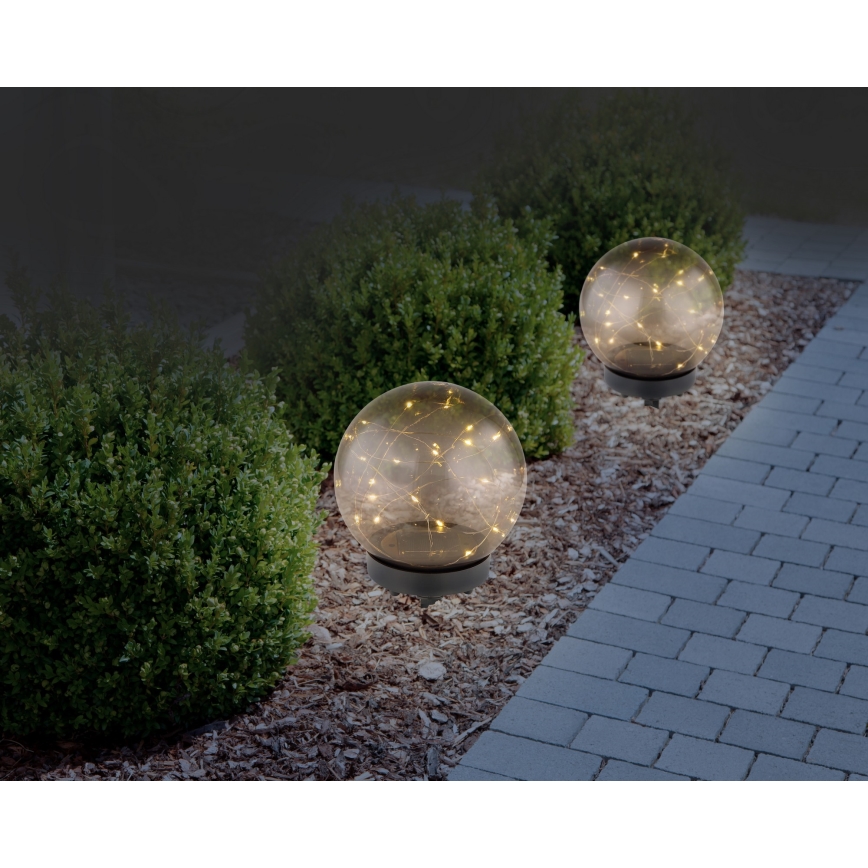 Globo - LED Saules enerģijas lampa 20xLED/0,06W/1,2V d. 15 cm IP44