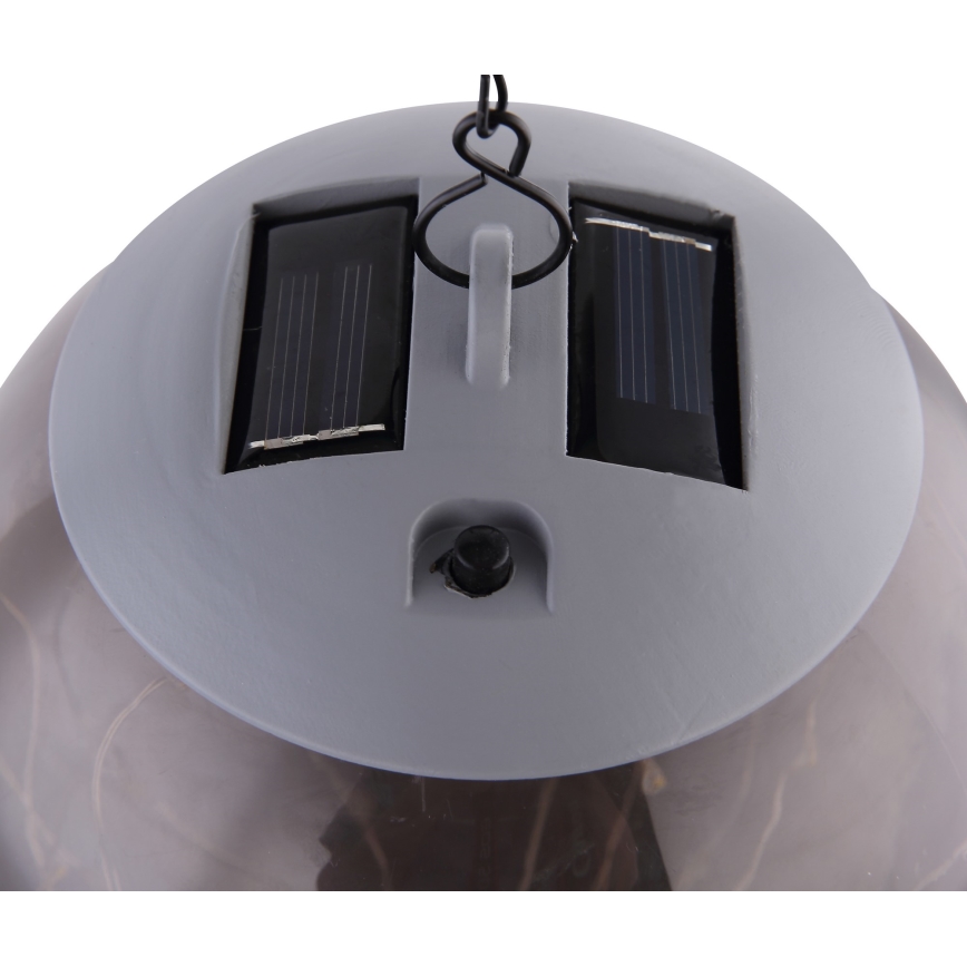 Globo - LED Saules enerģijas lustra ķēdē 20xLED/0,06W/1,2V d. 15 cm IP44 600 mAh