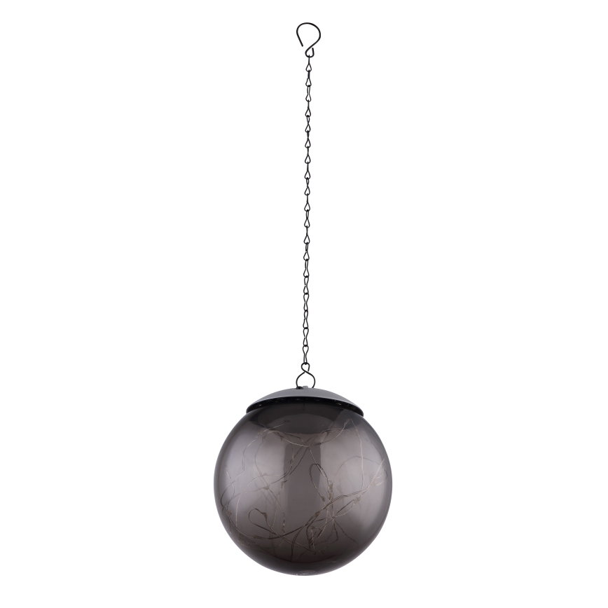 Globo - LED saules lustra ar ķēdi 20xLED/0,06W/1,2V diam. 15 cm IP44 600 mAh