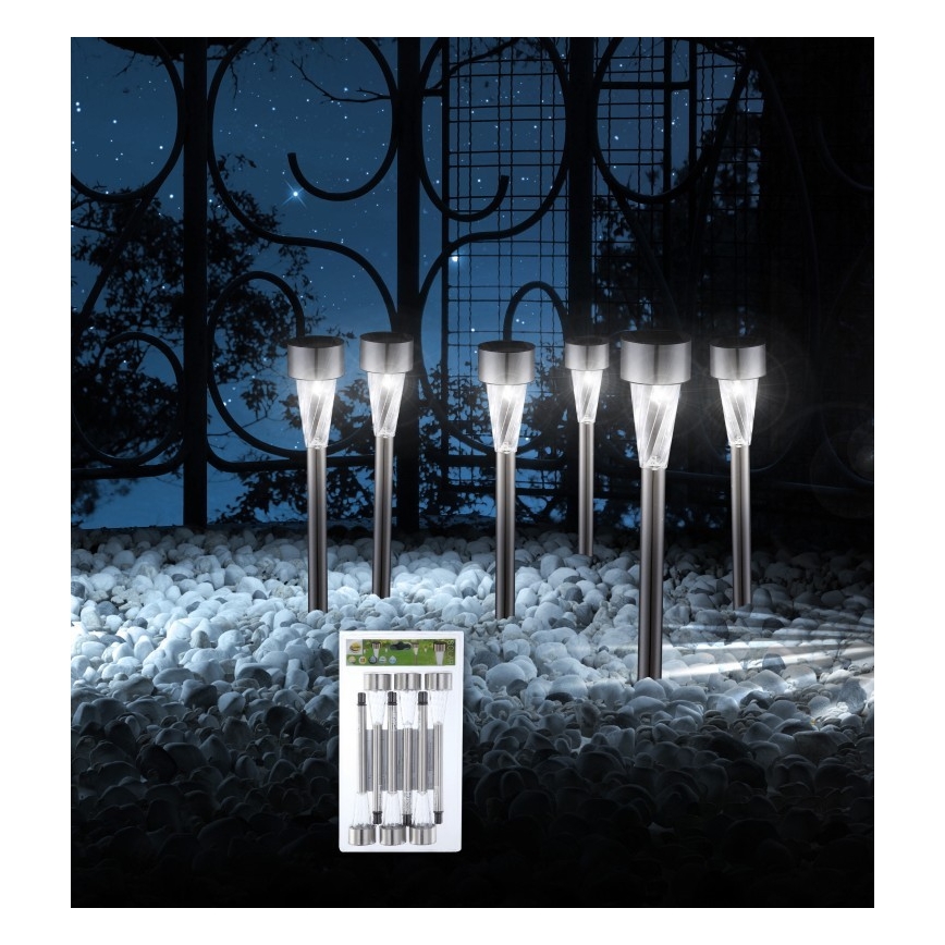 Globo - KOMPLEKTS 6x LED Saules enerģijas lampa LED/1,2V IP44