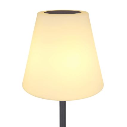 Globo - LED RGB Saules enerģijas skārienvadāma grīdas stāvlampa LED/0,1W/3V IP44 2000 mAh + tālvadības pults
