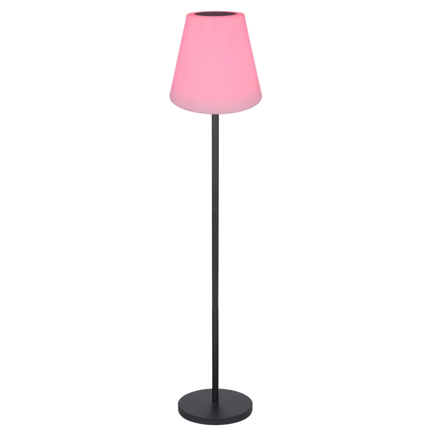 Globo - LED RGB Saules enerģijas skārienvadāma grīdas stāvlampa LED/0,1W/3V IP44 2000 mAh + tālvadības pults