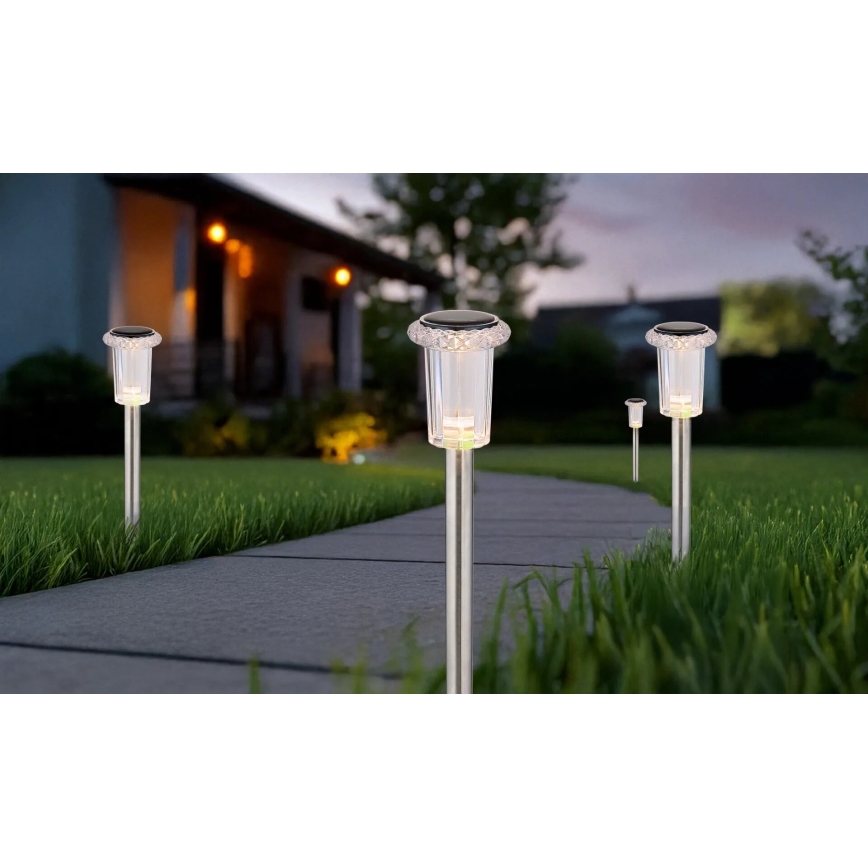 Globo - KOMPLEKTS 4x LED Saules enerģijas lampa LED/0,06W/1,2V IP44