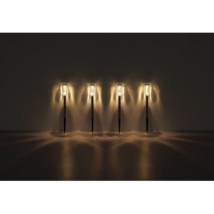 Globo - KOMPLEKTS 4x LED Saules enerģijas lampa LED/0,06W/1,2V IP44