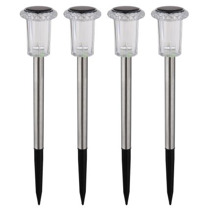 Globo - KOMPLEKTS 4x LED Saules gaismeklis LED/0,06W/1,2V IP44 100 mAh