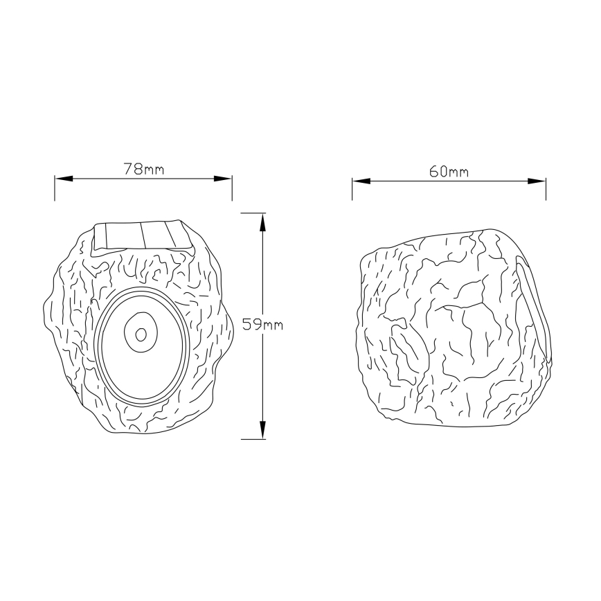 Globo - LED Saules gaismeklis LED/0,07W/3V IP44 600 mAh
