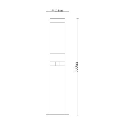 Globo - Āra lampa 1xE27/15W/230V IP44