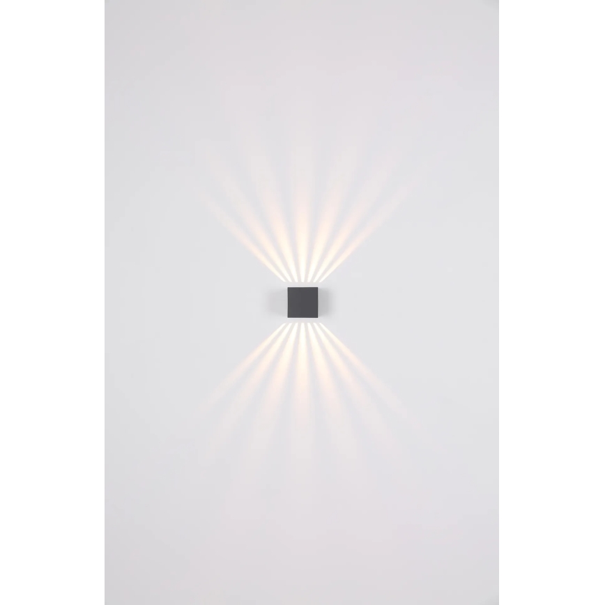 Globo - LED āra sienas gaismeklis LED/6W/230V IP54 antracīts