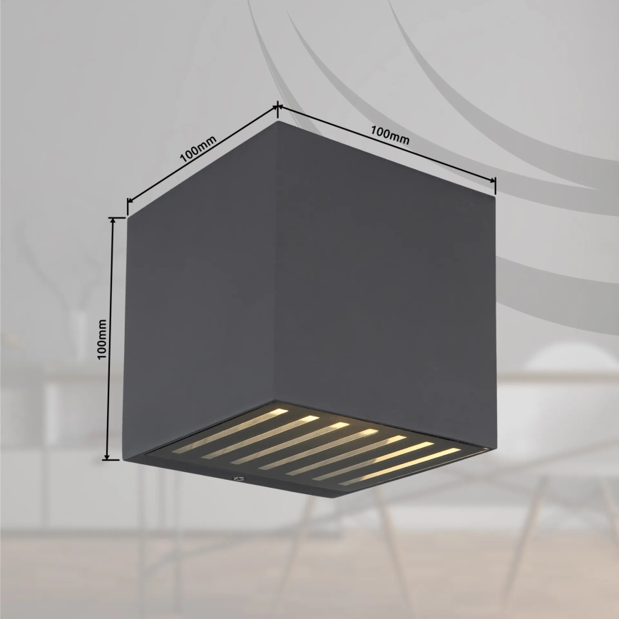 Globo - LED āra sienas gaismeklis LED/6W/230V IP54 antracīts