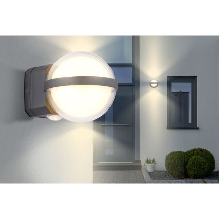 Globo - LED Āra sienas lampa LED/12W/230V IP54 melna