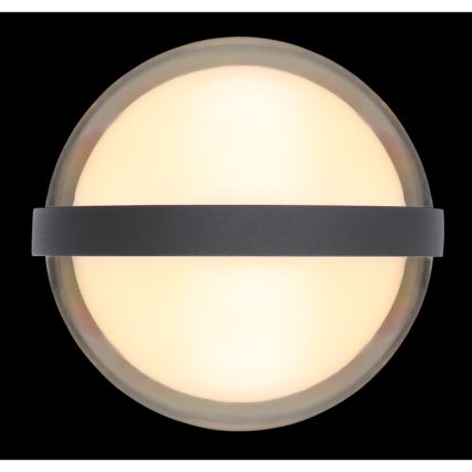 Globo - LED Āra sienas lampa LED/12W/230V IP54 melna