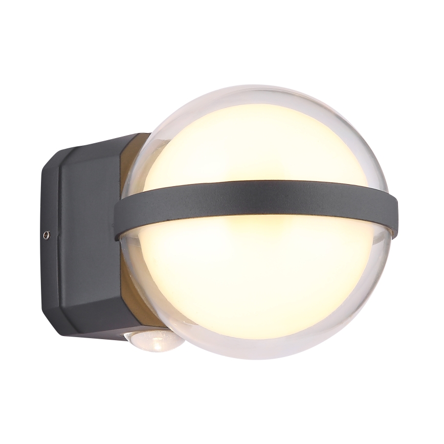 Globo - LED Āra sienas lampa LED/12W/230V IP54 melna