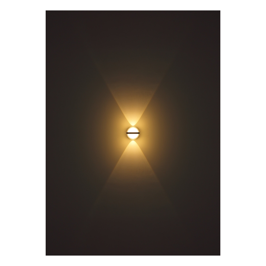 Globo - LED Āra sienas lampa LED/12W/230V IP54 melna