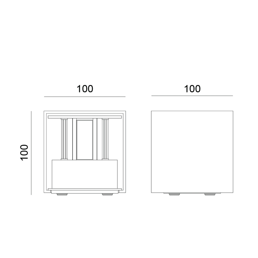 Globo - LED āra sienas gaismeklis 2xLED/3W/230V IP54