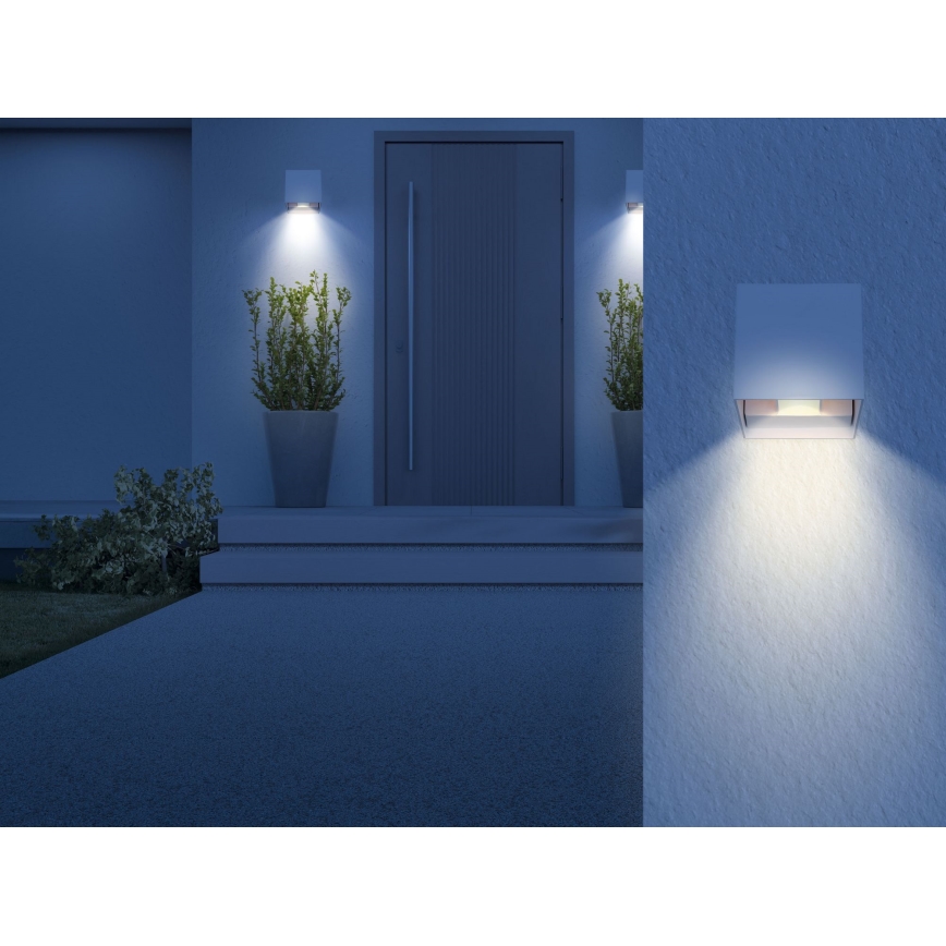 Globo - LED Āra sienas lampa 2xLED/3W/230V IP44 balta
