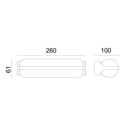 Globo - LED Āra sienas gaismeklis LED/20W/230V IP54