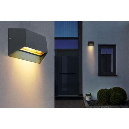 Globo - LED Āra sienas lampa LED/7W/230V IP54 antracīta