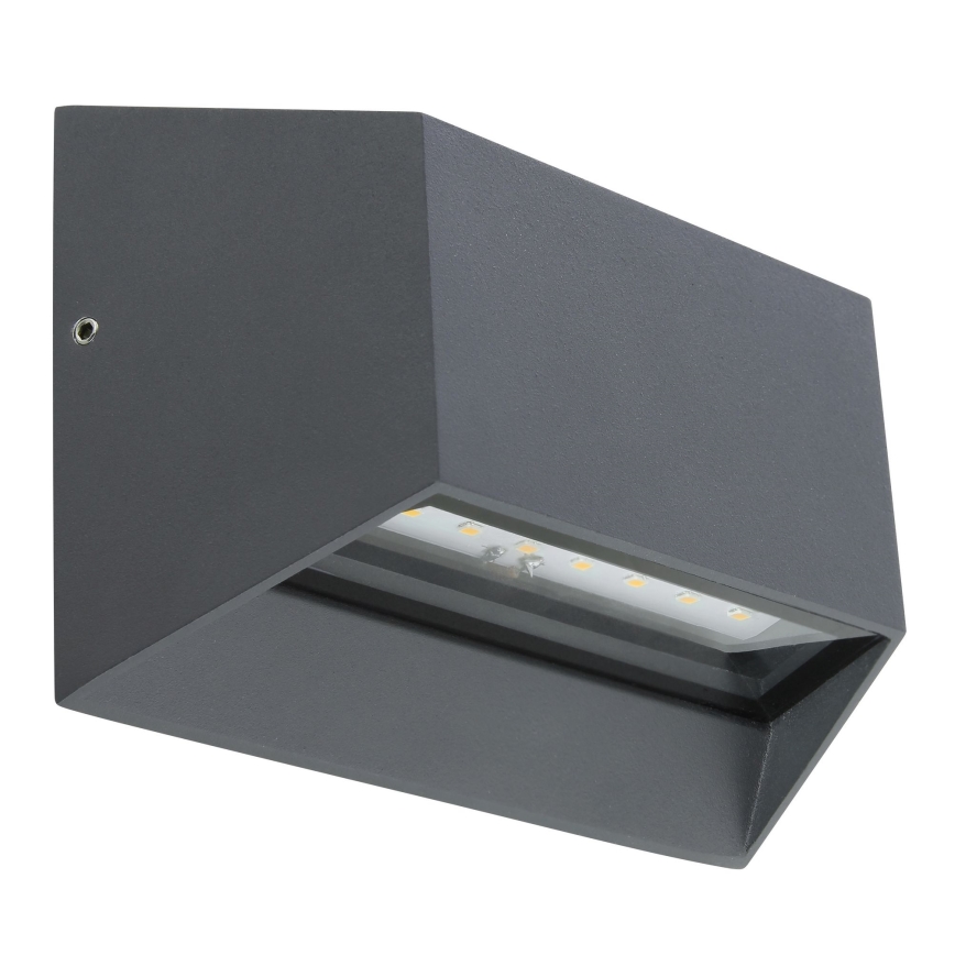 Globo - LED Āra sienas lampa LED/7W/230V IP54 antracīta
