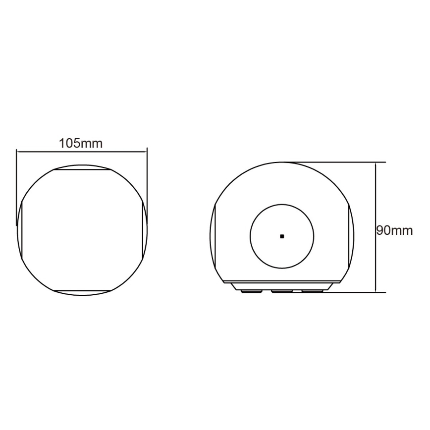 Globo - LED āra sienas gaismeklis LED/4,5W/230V IP54