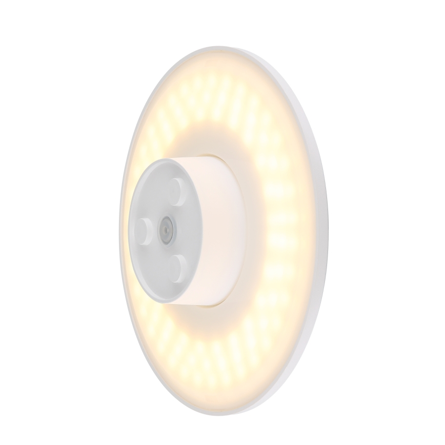 Globo - LED Āra sienas lampa LED/15W/230V 3000/4000/6000K d. 25,2 cm IP44 balta