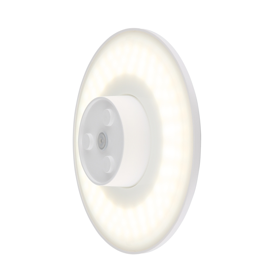 Globo - LED Āra sienas lampa LED/15W/230V 3000/4000/6000K d. 25,2 cm IP44 balta