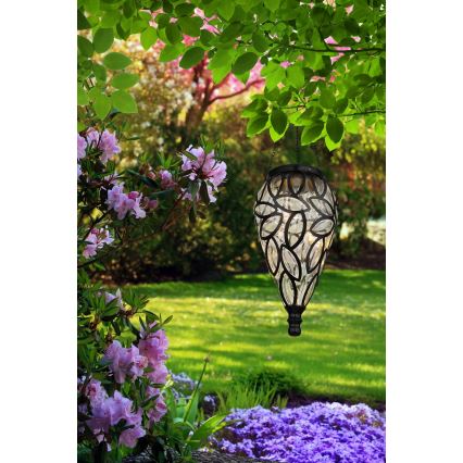 Globo - LED Saules enerģijas lampa LED/0,9W/3,2V IP44 200 mAh caurspīdīga
