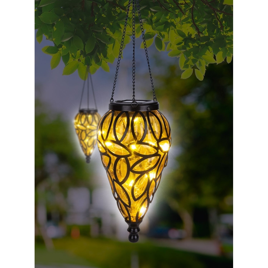 Globo - LED Saules enerģijas lampa LED/0,9W/3,2V IP44 dzeltena