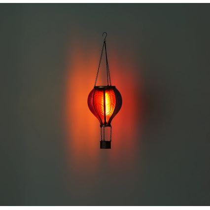 Globo - Piekarams saules enerģijas rotājums 20xLED/0,5W/3V IP44 lidojošs balons