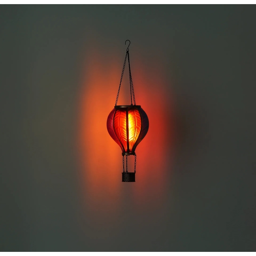 Globo - Piekarams saules enerģijas rotājums 20xLED/0,5W/3V IP44 lidojošs balons