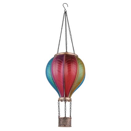 Globo - Piekarams saules enerģijas rotājums 20xLED/0,5W/3V IP44 lidojošs balons