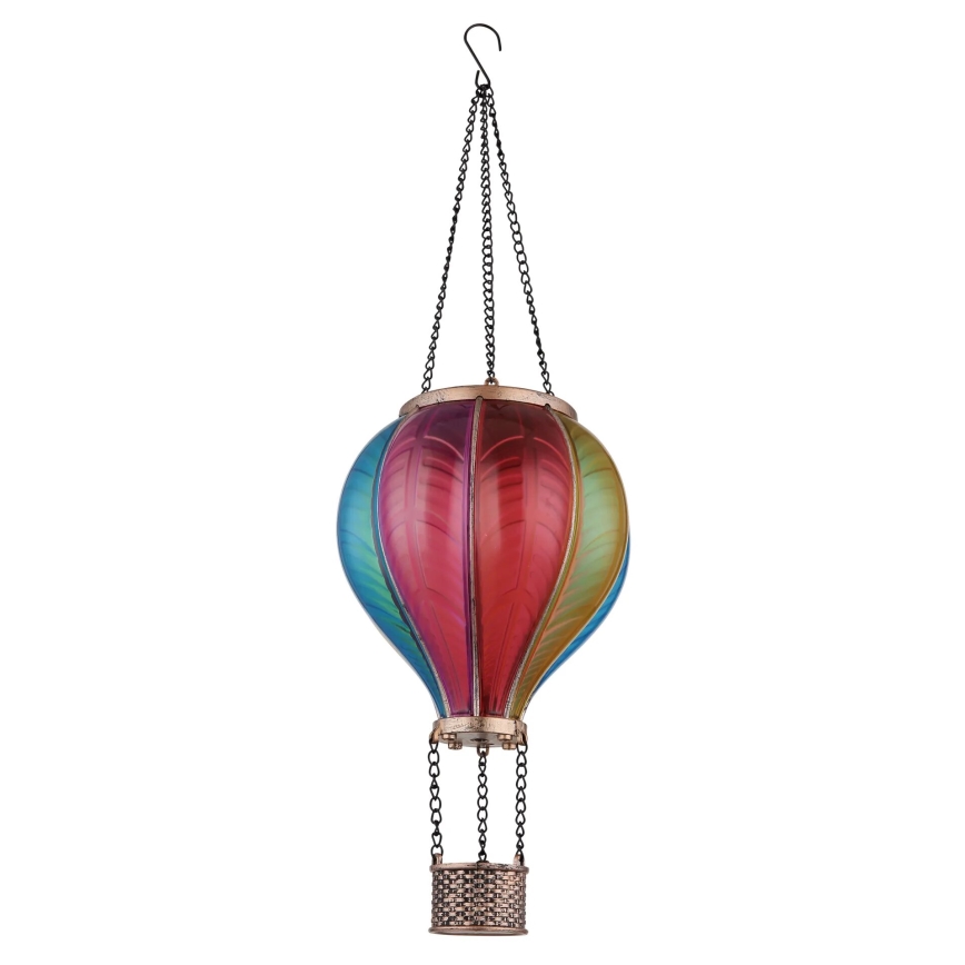 Globo - Piekarams saules enerģijas rotājums 20xLED/0,5W/3V IP44 lidojošs balons