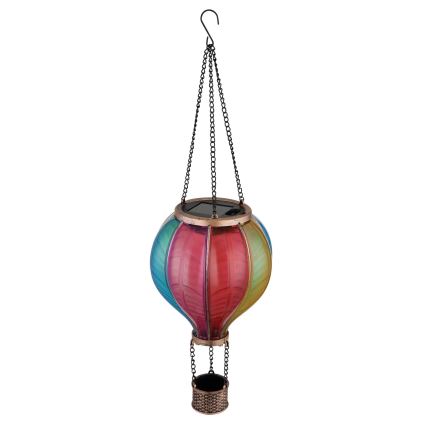 Globo - Piekarams saules enerģijas rotājums 20xLED/0,5W/3V IP44 lidojošs balons