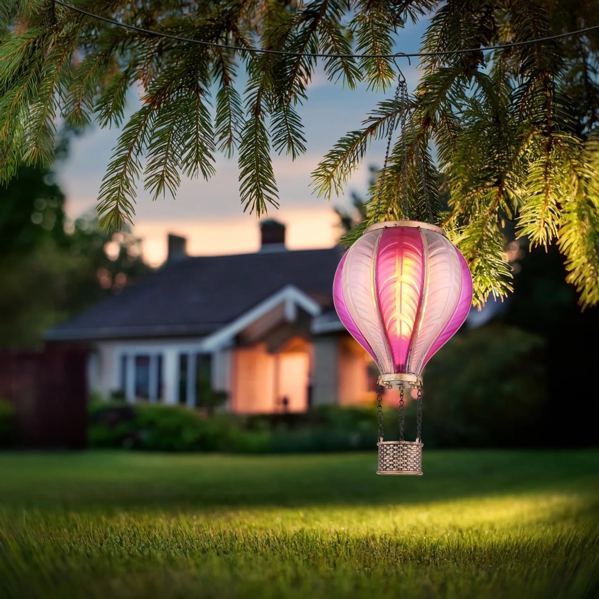 Globo - LED Piekarams saules enerģijas rotājums 20xLED/0,5W/3V IP44 lidojošs balons