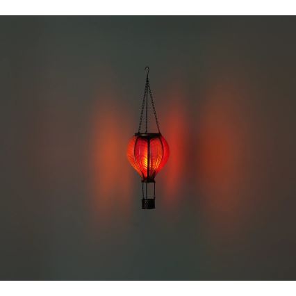 Globo - LED Piekarams saules enerģijas rotājums 20xLED/0,5W/3V IP44 lidojošs balons