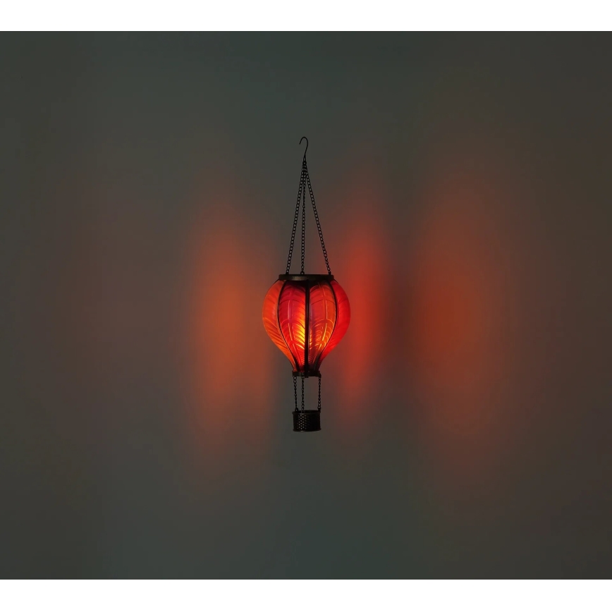 Globo - LED Piekarams saules enerģijas rotājums 20xLED/0,5W/3V IP44 lidojošs balons
