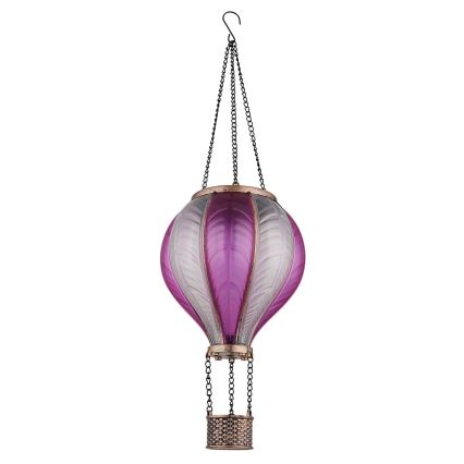 Globo - LED Piekarams saules enerģijas rotājums 20xLED/0,5W/3V IP44 lidojošs balons
