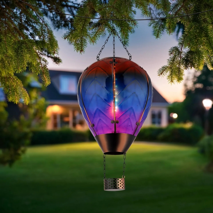 Globo - LED Piekarams saules enerģijas rotājums 24xLED/0,2W/3V IP44 lidojošs balons