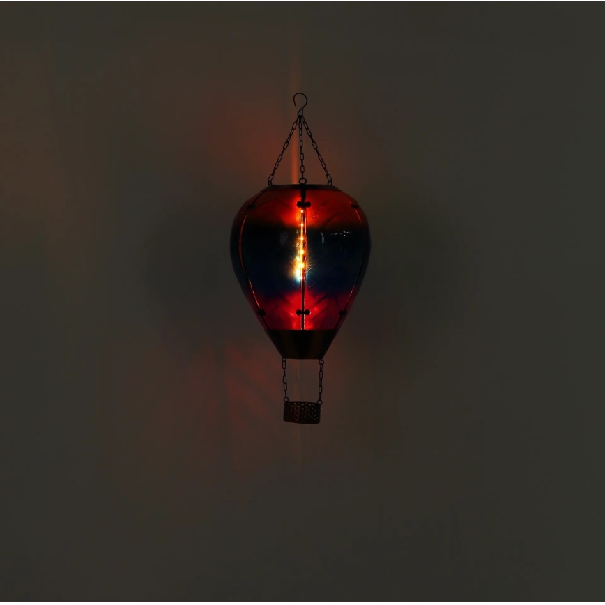 Globo - LED Piekarams saules enerģijas rotājums 24xLED/0,2W/3V IP44 lidojošs balons
